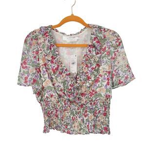 ASTR The Label NWT Flutter Sleeve Top Small